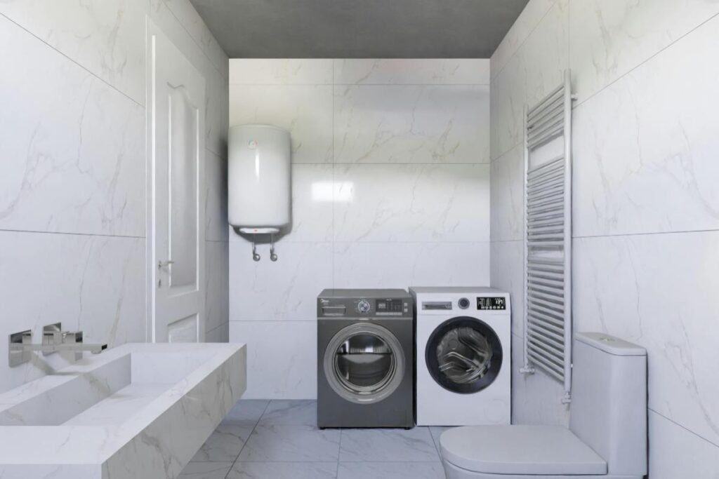 bagno, sanitari e scaldabagno